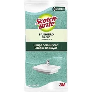 ESPONJA NÃO RISCA BANHEIRO SCOTH BRITE 3UN