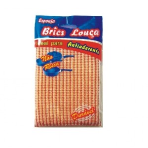 ESPONJA BRICS LOUÇA 14CM