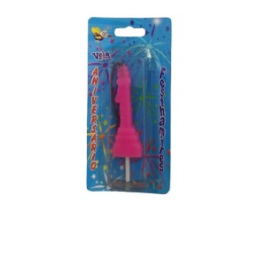 VELA ANIVERSÁRIO N 1 - ROSA