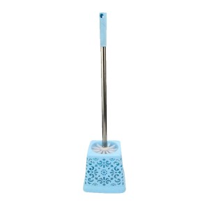 ESCOVA SANITÁRIA C/ POTE HASTE METAL CLINK 50CM