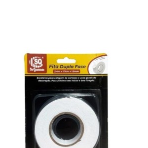FITA DUPLA FACE SQ 2,4M X 1,7CM X 1,5MM