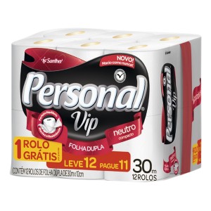 PAPEL HIG PERSONAL VIP FD 12R 30M