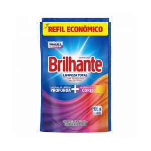 SABÃO LIQUIDO BRILHANTE LIMP TOTAL REFIL 900ML