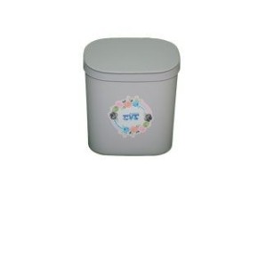 LIXEIRA C/TPA MOVEL CVL CINZA 3,5L