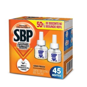 REFIL SBP REPELENTE ELETRICO 45 NOITES