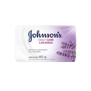SABONETE JOHNSONS LAVANDA 80G