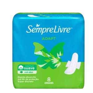 ABSORV SEMPRE LIVRE ADAPT COB SUAVE C/ABAS 8UN