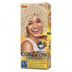 TINTURA CREME COR E TON LOURO PLAT 12.11