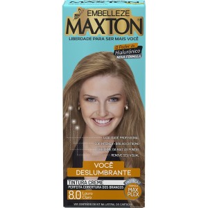 TINTURA CREME MAXTON LOURO CLARO 8.0