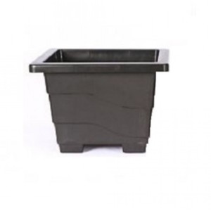 VASO VQ 35 PRETO QUADRADO